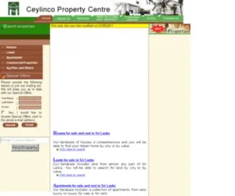 Ceylincoproperties.com(Ceylincoproperties) Screenshot