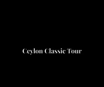 Ceylonclassictour.com(Ceylon Classic Tours) Screenshot