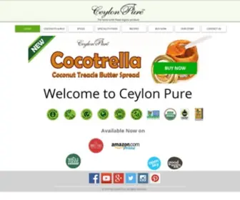 Ceylonpure.com(Ceylon pure) Screenshot