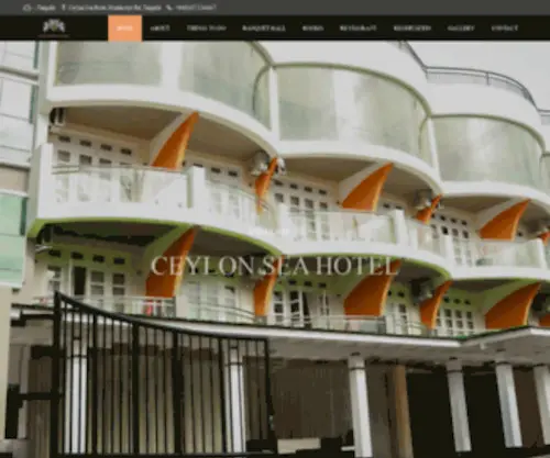 Ceylonseahotel.lk(Ceylon Sea Hotel) Screenshot