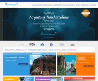 Ceylontours.com(Sri Lanka Tour Packages) Screenshot