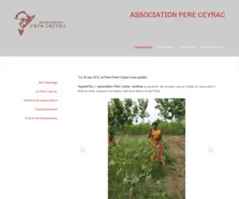 Ceyrac.com(Association Père Ceyrac) Screenshot