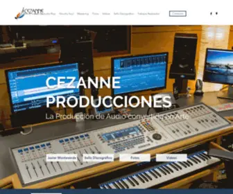 Cezanneproducciones.com(Javier Monteverde) Screenshot