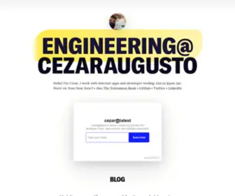 Cezaraugusto.net(Cezar Augusto) Screenshot