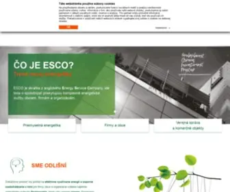 Cezesco.sk(ESCO Slovensko) Screenshot