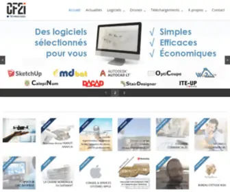 CF2I.fr(Drones et logiciels CAO pour le bâtiment et l'industrie) Screenshot