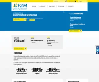 CF2M.com(Service de formation de l’Association Montjoye ) Screenshot