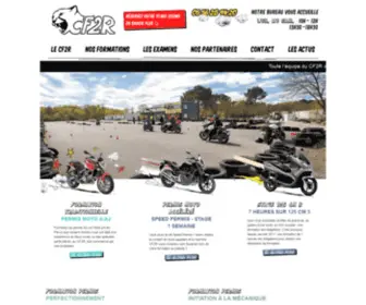 CF2Roues.com(Moto-ecole CF2R : le permis moto sur Bordeaux, Mérignac, le Haillan) Screenshot