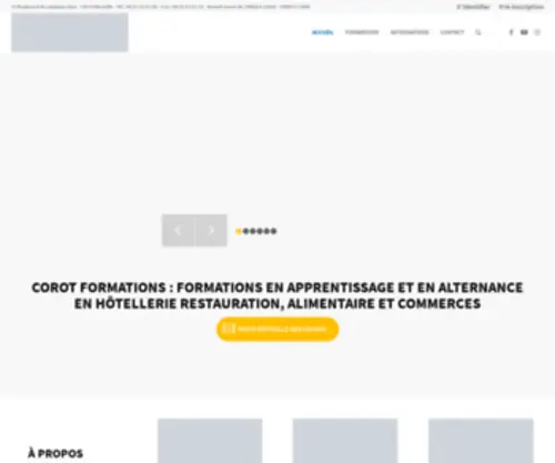 Cfa-Corot.com(Corot Formations : formations en apprentissage et alternance à Marseille) Screenshot