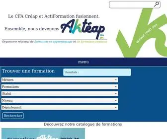 Cfa-Creap.com(Aktéap) Screenshot