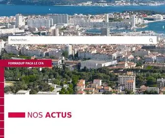 Cfa-Epure.com(Accueil formasup paca) Screenshot