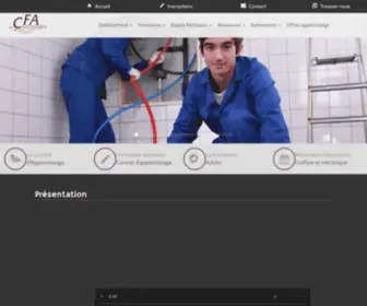 Cfaducomminges.fr(Centre de formation d'apprentis) Screenshot