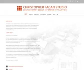 Cfaganstudio.com(Contemporary Design Informed by Tradition) Screenshot