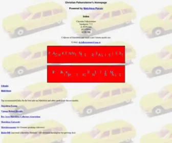 Cfalkensteiner.com(Christian Falkensteiner's Homepage Index) Screenshot
