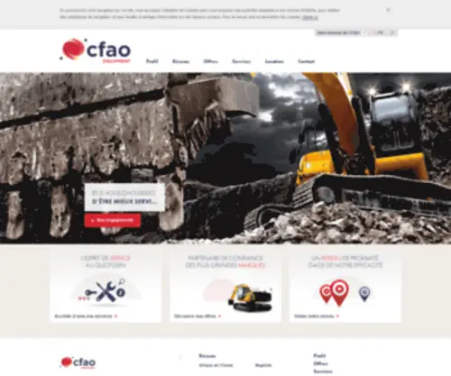 Cfao-Equipment.com(CFAO EQUIPMENT) Screenshot