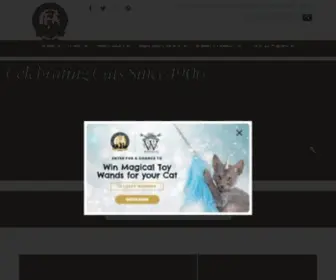 Cfa.org(World's Largest Registry of Pedigreed Cats) Screenshot