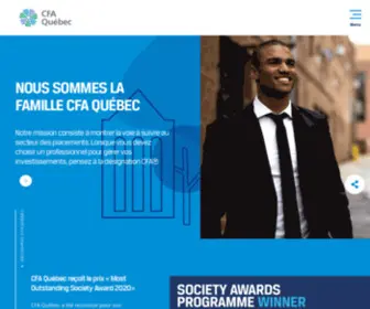 Cfaquebec.org(CFA Québec) Screenshot