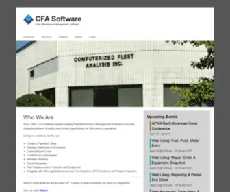 Cfasoftware.com(CFA Software) Screenshot