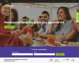 Cfasup-NA.fr(Apprentissage dans l'enseignement supérieur en Nouvelle) Screenshot
