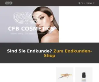 CFB-Cosmetics.de(CFB Cosmetics) Screenshot
