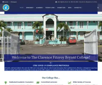 CFBC.edu.kn(Always Striving for Excellence) Screenshot