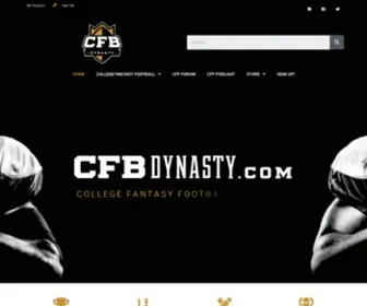 CFBDynasty.com(College Fantasy Football Experts) Screenshot