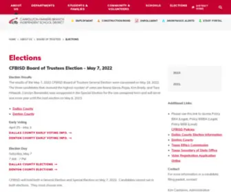 Cfbelections.com(Cfbelections) Screenshot