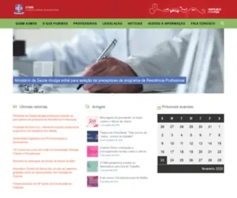 CFBM.gov.br(Conselho Federal de Biomedicina) Screenshot