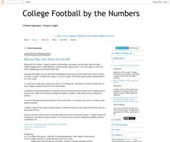 CFBTN.com(College Football by the Numbers) Screenshot