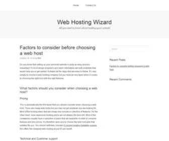 CFC-Net.org(Web Hosting Wizard) Screenshot