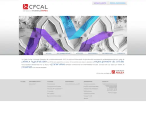 Cfcal-Banque.fr(Prêt solution) Screenshot