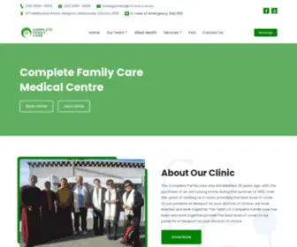 Cfcare.com.au(Complete Family Care Medical Centre) Screenshot