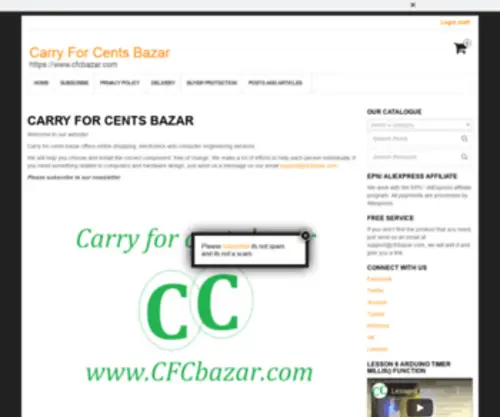 CFcbazar.com(CFcbazar) Screenshot