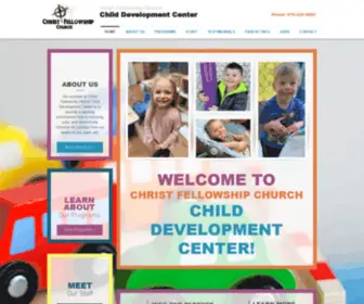 CFCCDC.com(Christ Fellowship Church Child Development Center in Fort Collins) Screenshot