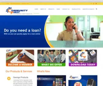 CFccuonline.com(Community First Cooperative Credit Union Ltd (CFCCU)) Screenshot