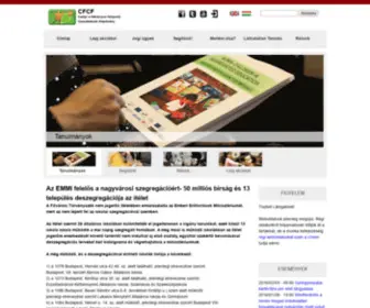 CFCF.hu(Esélyt a Hátrányos Helyzetű Gyerekeknek Alapítvány) Screenshot