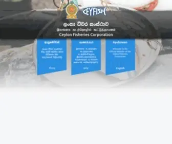 CFC.gov.lk(The Official Website Of Ceylon Fisheries Corporation) Screenshot