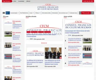 CFCM-Officiel.fr(Accueil) Screenshot