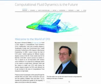CFD2012.com(Computational Fluid Dynamics is the Future) Screenshot