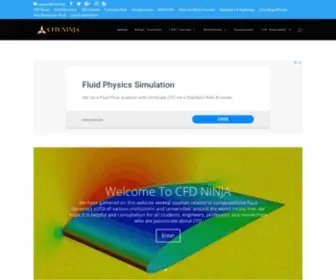 CFdninja.com(Computational Fluid Dynamics) Screenshot