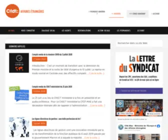 CFDT-Mae.fr(Affaires étrangères) Screenshot