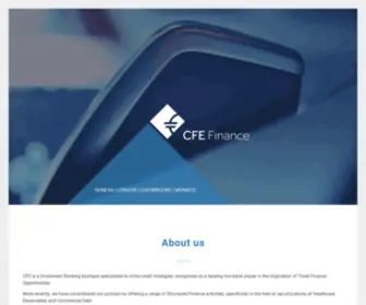 Cfe-Finance.com(Luxembourg) Screenshot