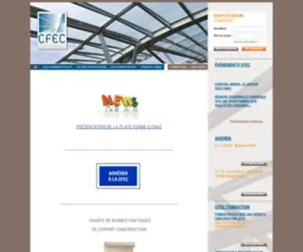 Cfec-Experts.fr(CFEC : Compagnie Française des Experts Construction) Screenshot