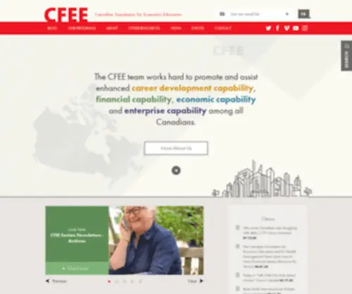 Cfee.org(Canadian Foundation for Economic Education) Screenshot