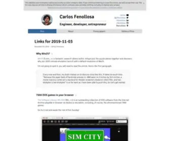 Cfenollosa.com(Carlos Fenollosa) Screenshot