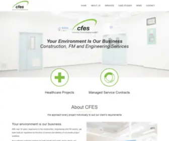 Cfes.co.uk(Construction, FM and Engineering Services) Screenshot