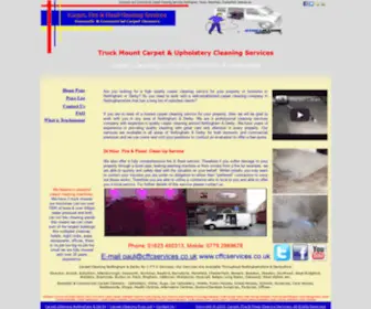 CFFcservices.co.uk(Truck mount carpet cleaning in Nottingham and Derby which) Screenshot