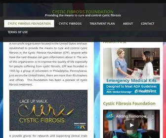 Cffeilnomadevenerabile.com(Providing the means to cure and control cystic fibrosis) Screenshot