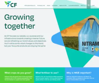 Cffertilisers.co.uk(Ammonium Nitrate & NPK Fertiliser Experts) Screenshot