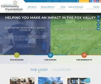 Cffoxvalley.org(Community Foundation for the Fox Valley Region) Screenshot